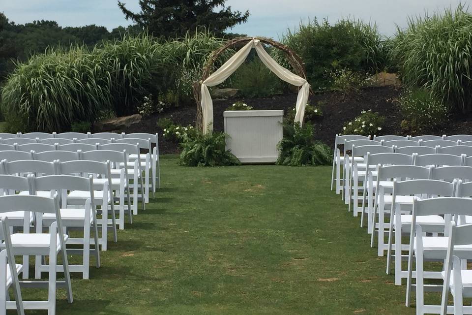 Outdoor ceremony