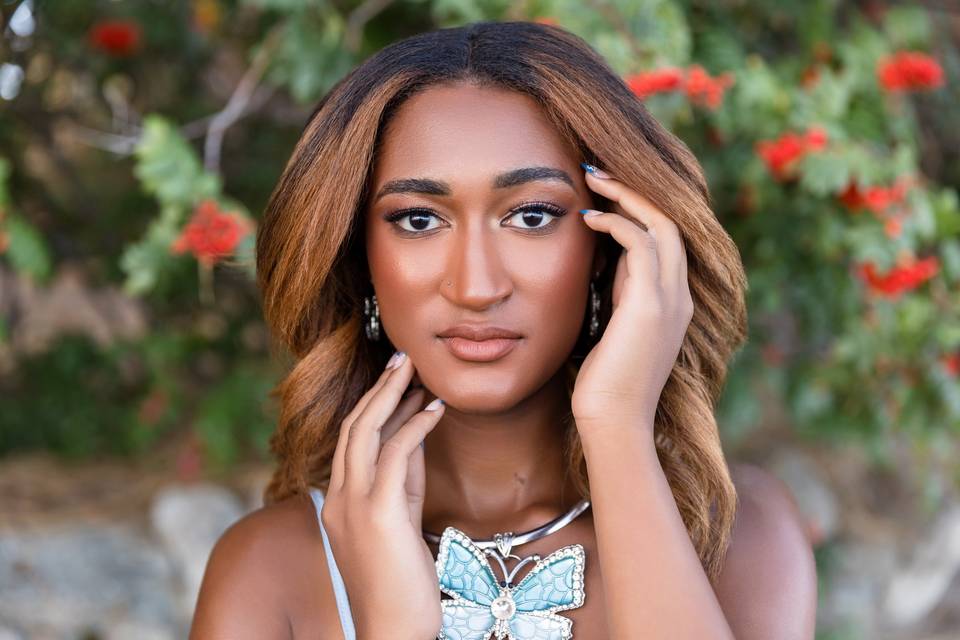 Photoshoot makeup