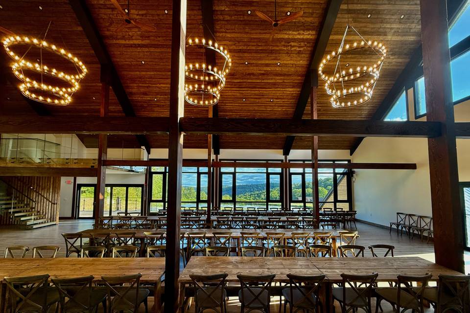 Barn wedding reception venue