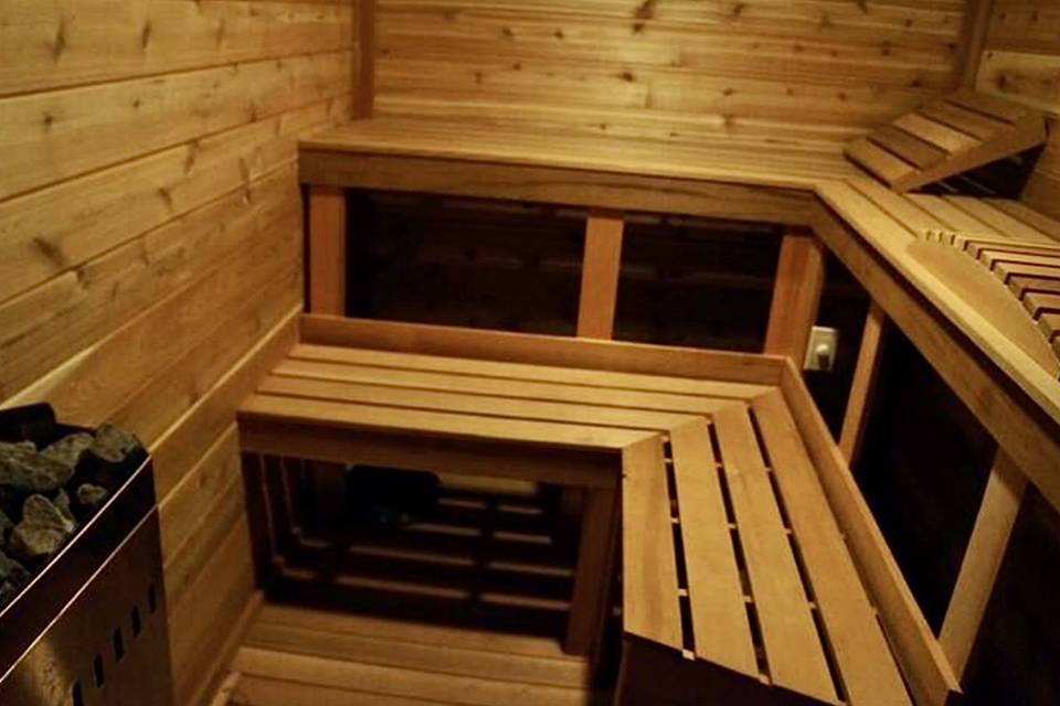 Large sauna