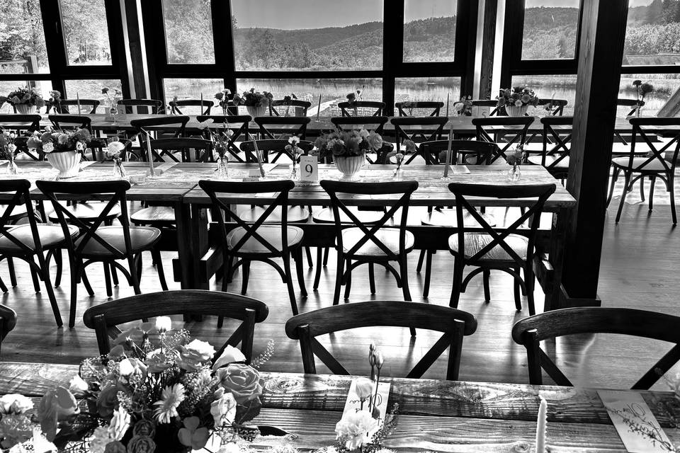 Barn wedding reception venue