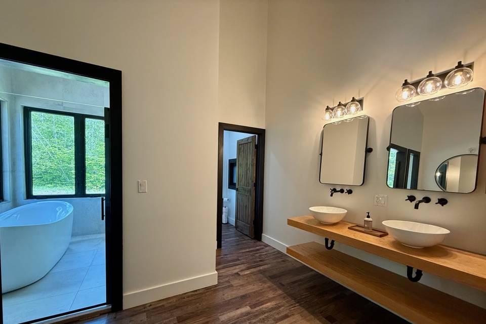 Primary suite bathroom