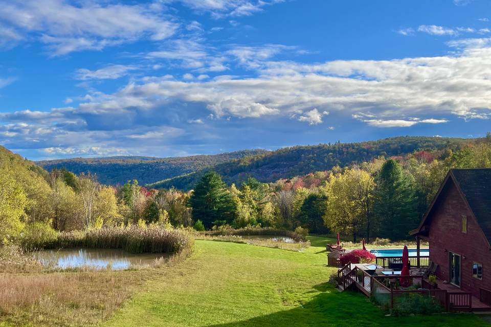 Expansive mountain view