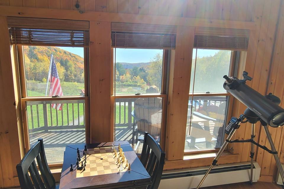 View from living room