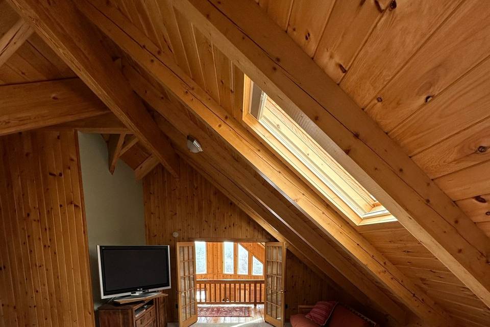 Log homebedroom