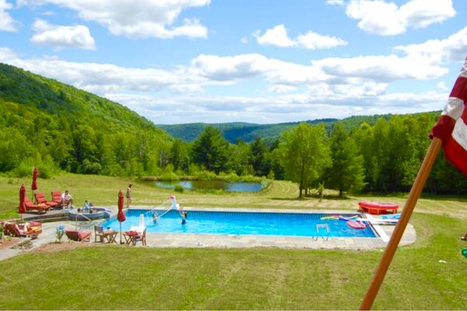 Summer fun in the pool