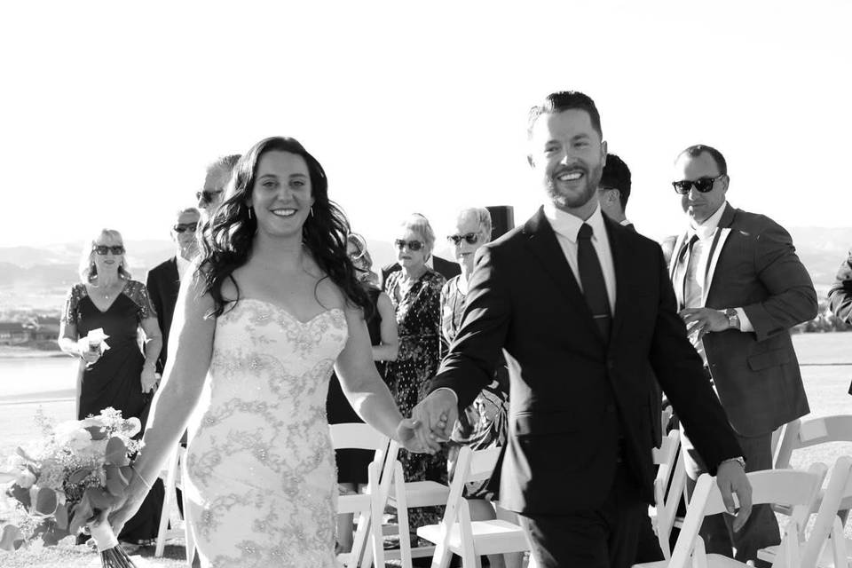 The happy couple