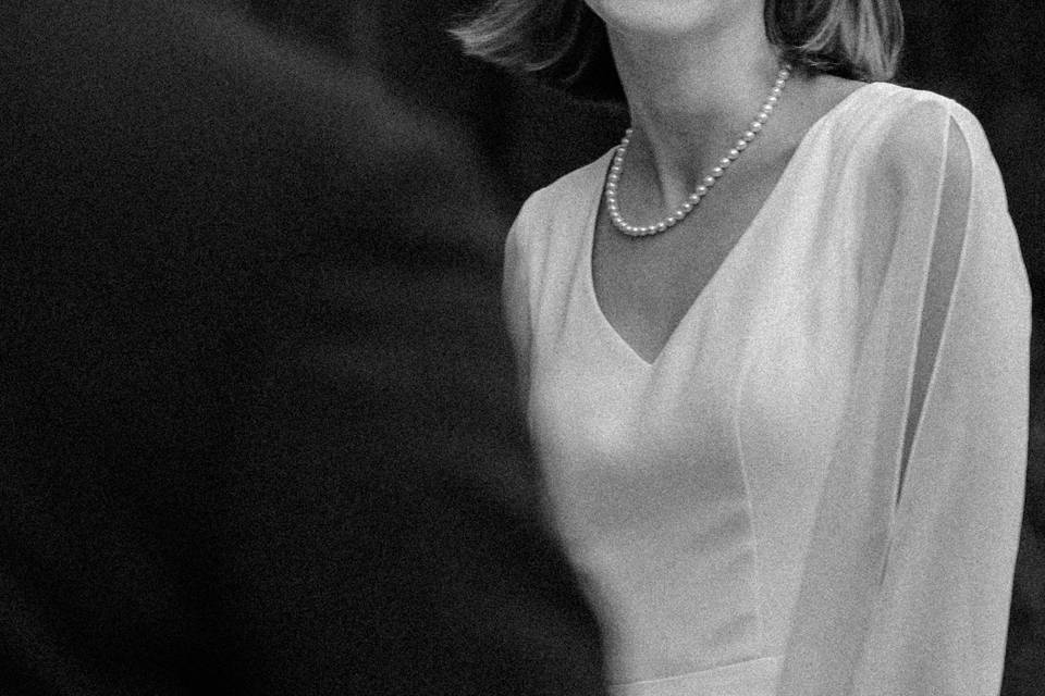 Bride smile