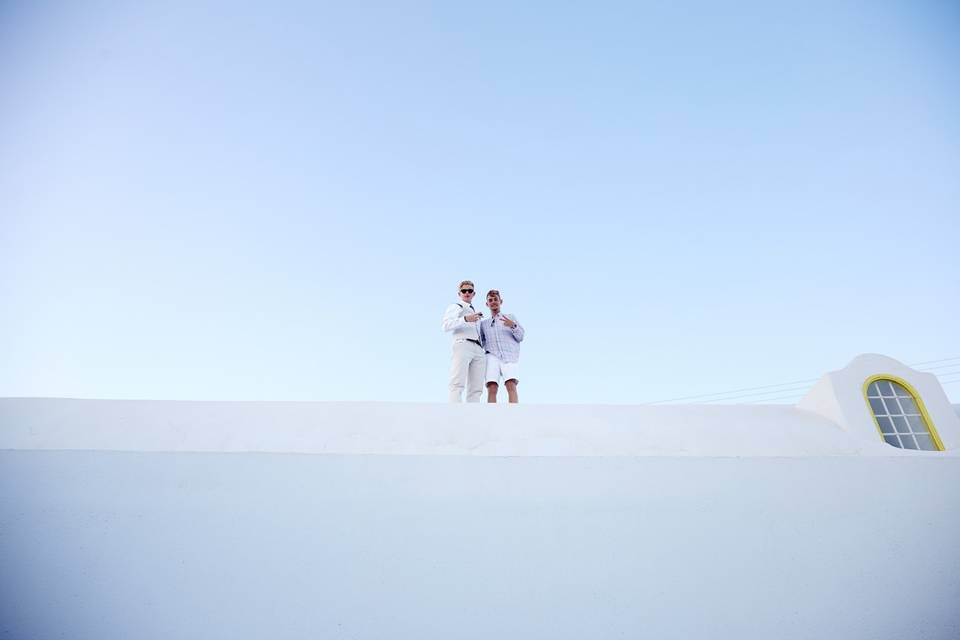 Couple photoshooting