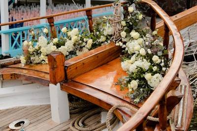 Ceremony on the boat