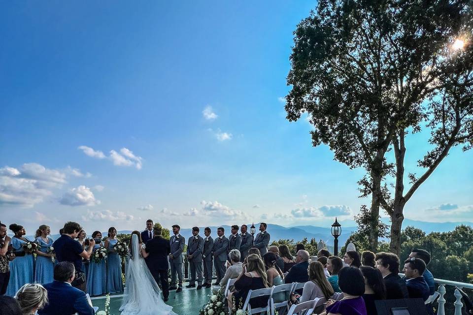 Ceremony on Balcony