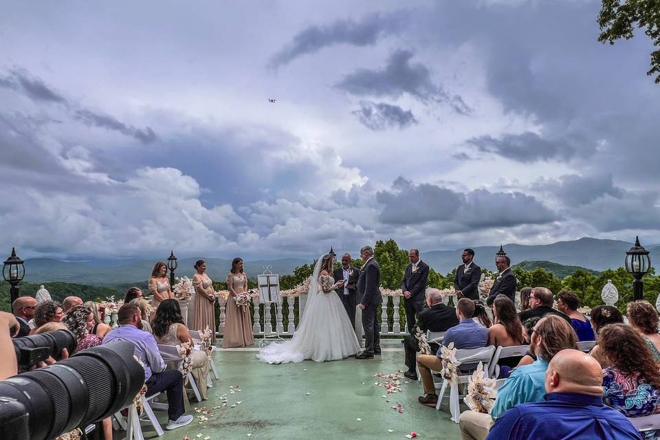 Ceremony on Balcony