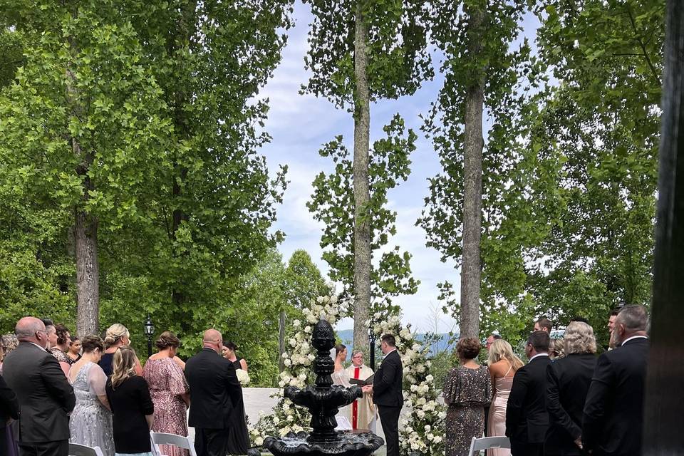 Ceremony in Courtyard