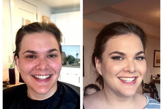 Before and after result