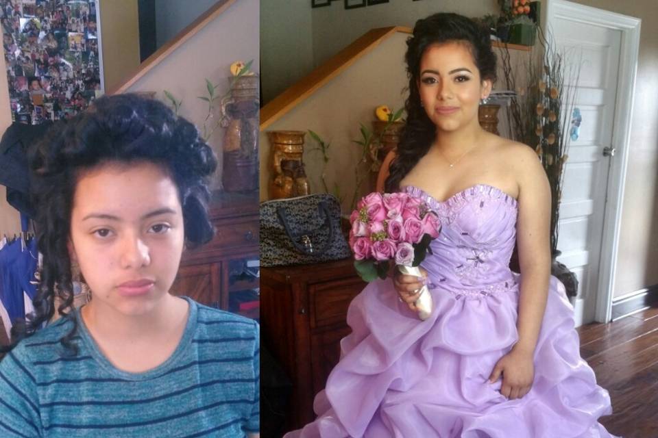 Quinceanera/Before and After