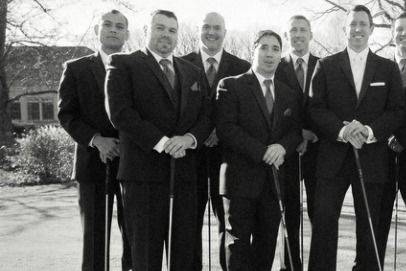 Groom and groomsmen