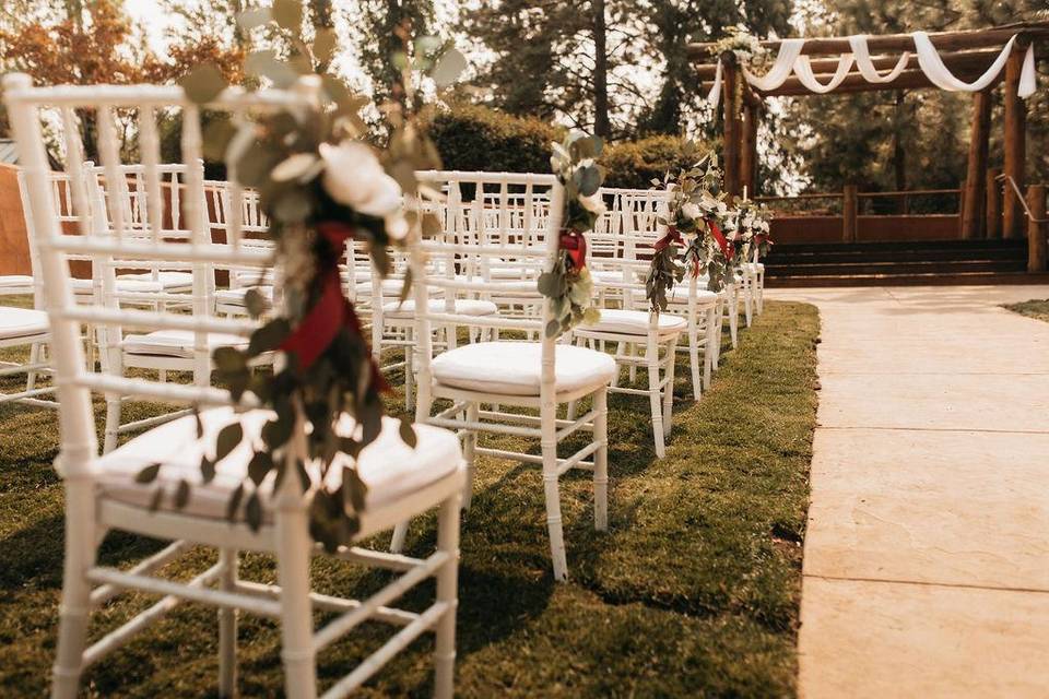 Ceremony chairs