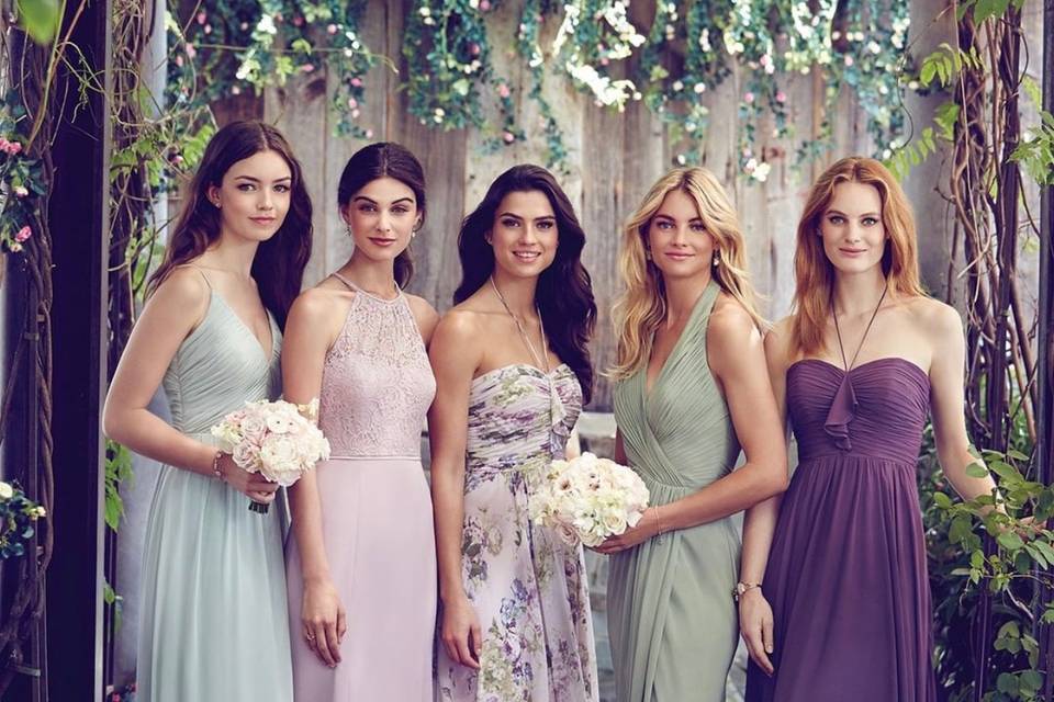 Bridesmaids' dresses