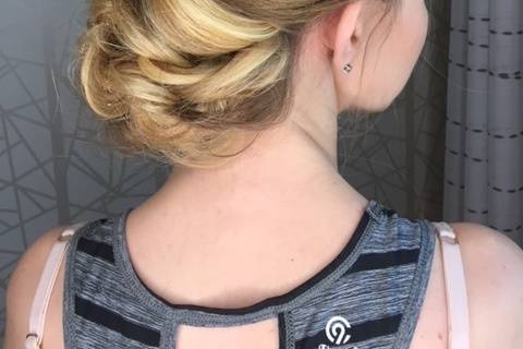 Twisted Messy Updo