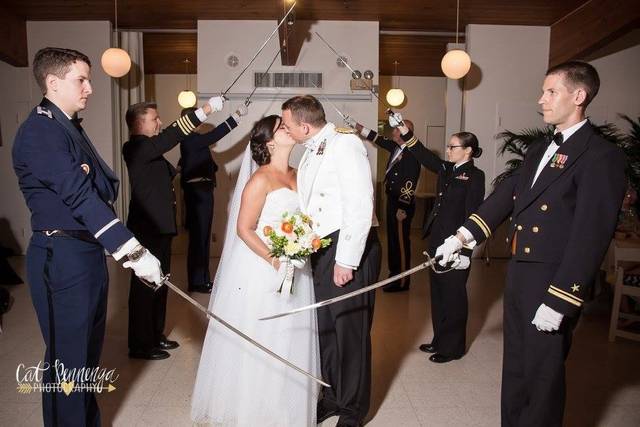 Introduction the military way at the Sarasota Garden Club