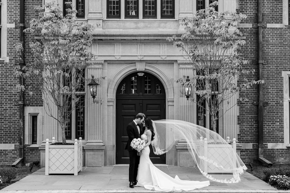 B&W front door