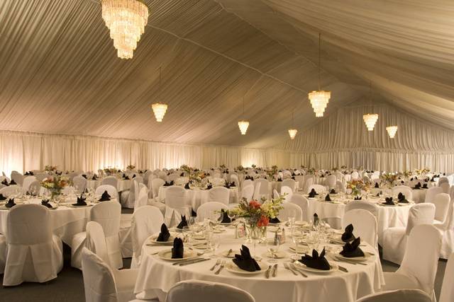 Wedding reception area