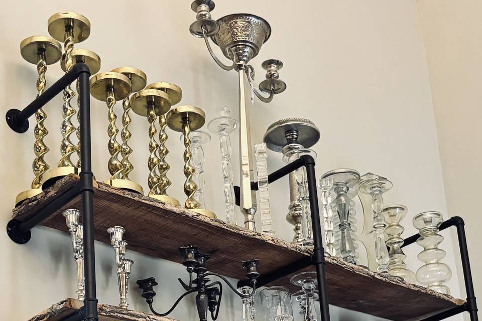 Candlestick and Jar Collection