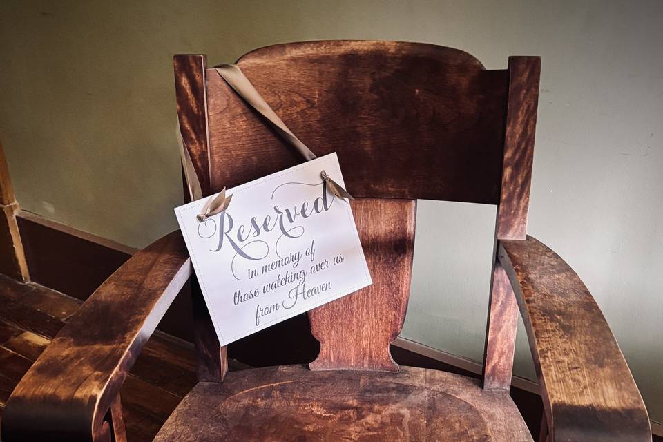 Memorial Chair