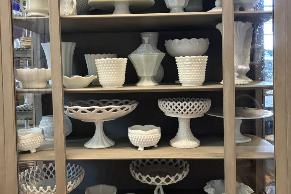 Milk Glass Collection Sample