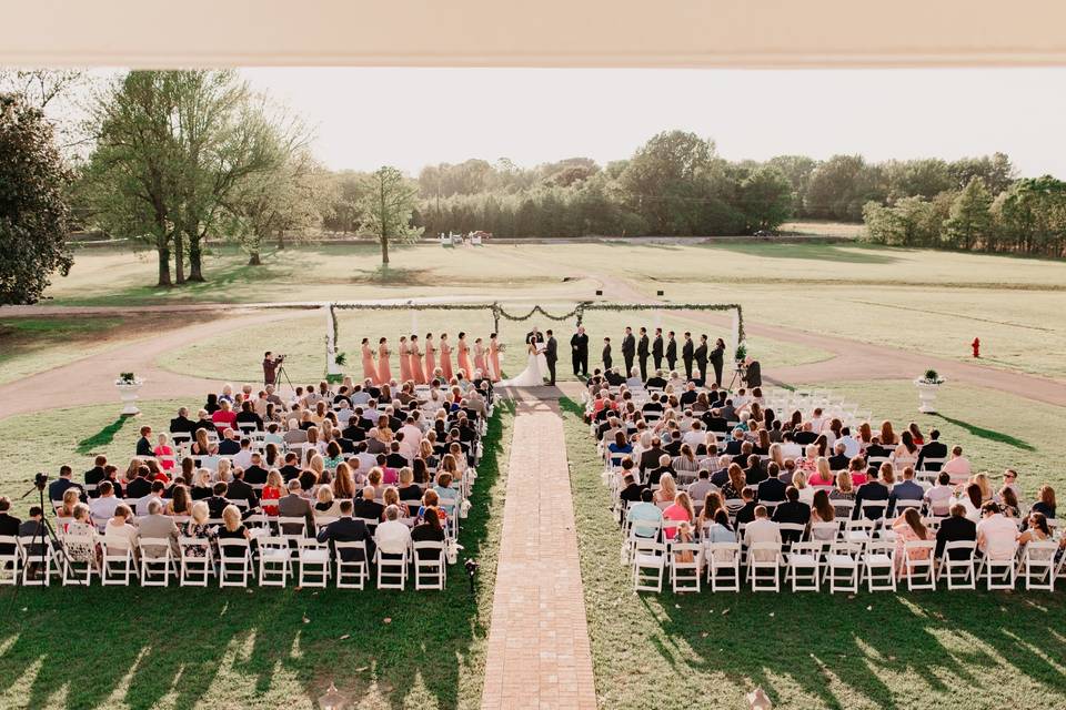 Ceremony on the Grand Lawn
