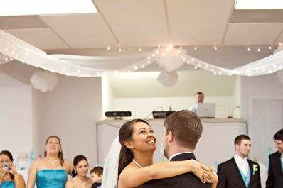 Bride and Groom first dance