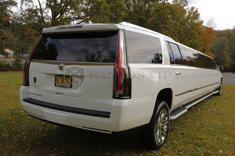 18 Passenger Cadillac Escalade ESV Stretch Limousine - Santos VIP Limousine of New Jersey