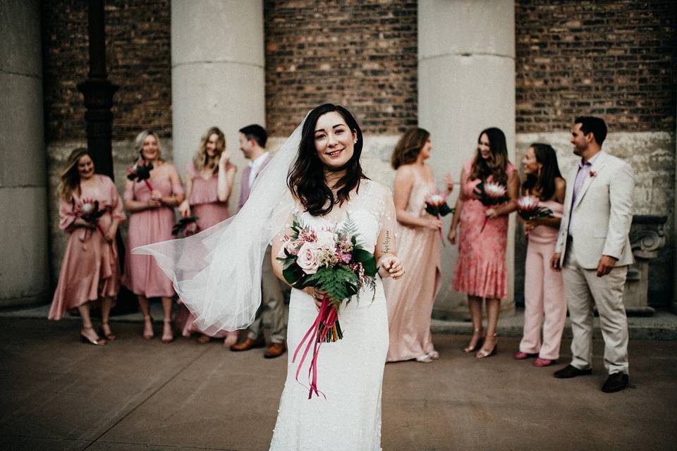 Bridal look - Courtyard