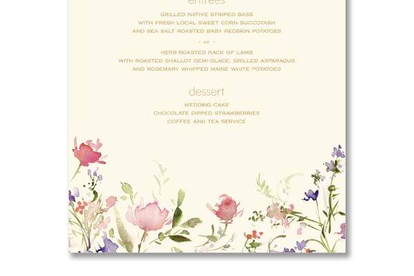 William arthur- floral menu ca