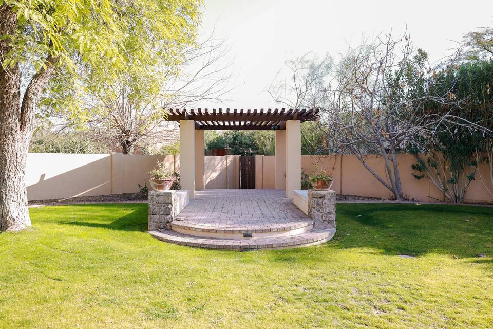Back yard