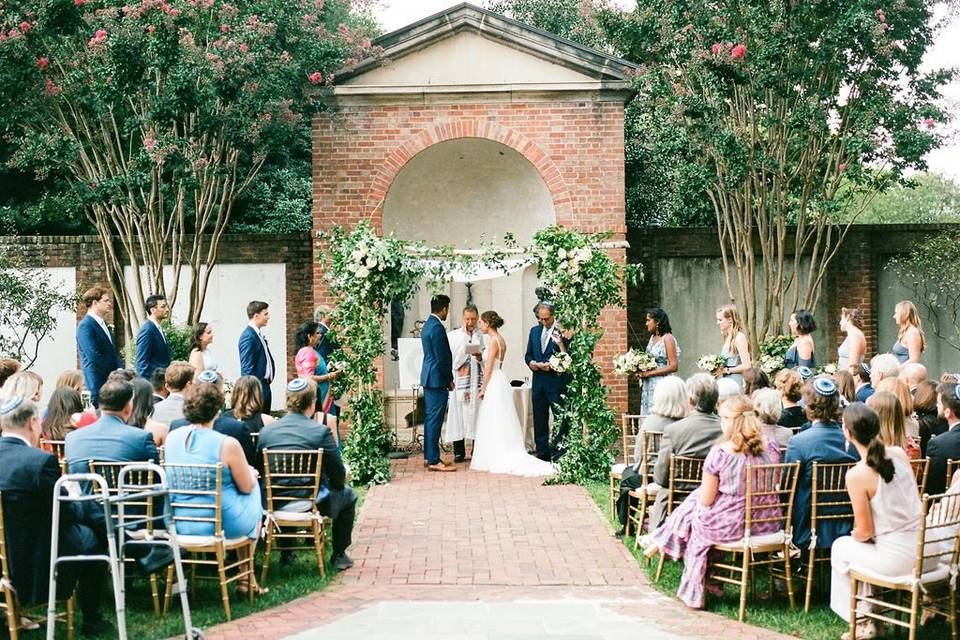 At the ceremony