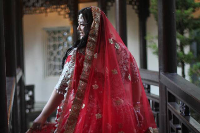 Bride in Red