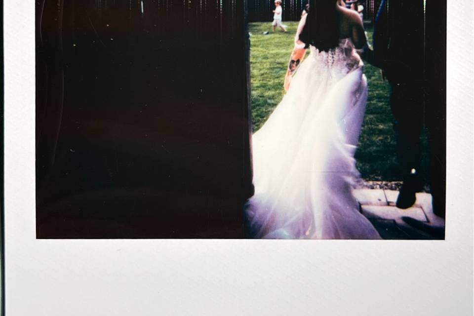 The reception, polaroid
