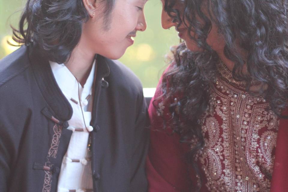 Couple close up