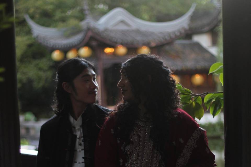 The newlyweds