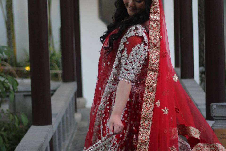 Bride in Red
