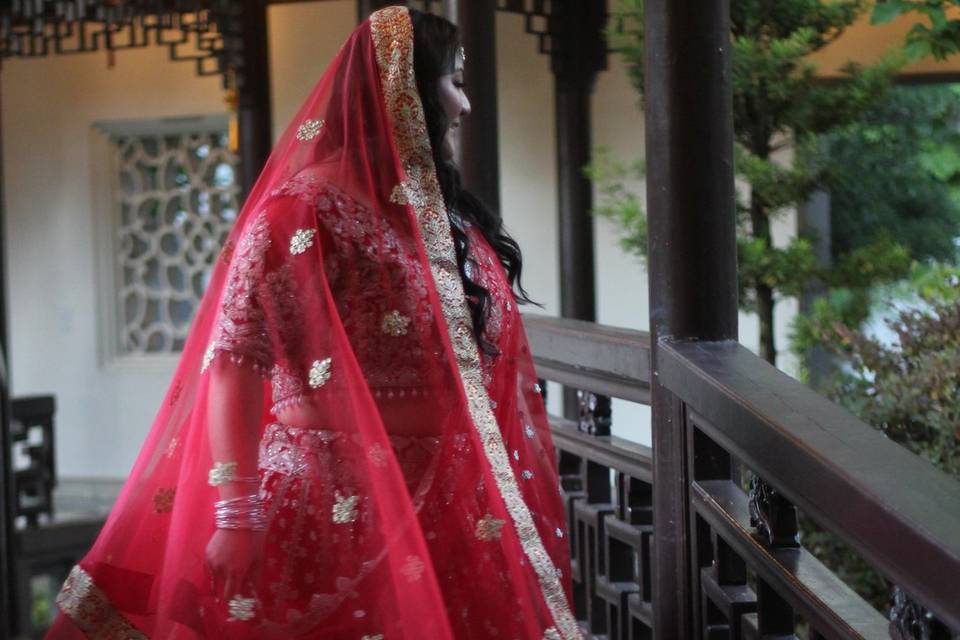 Bride in Red