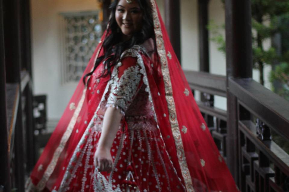 Bride in Red
