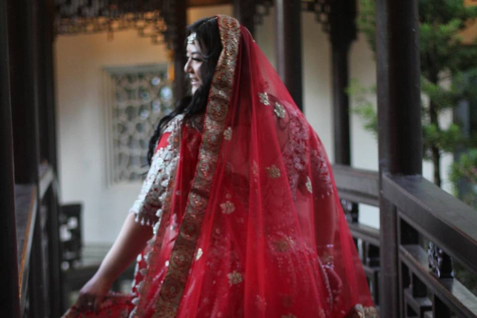 Bride in Red