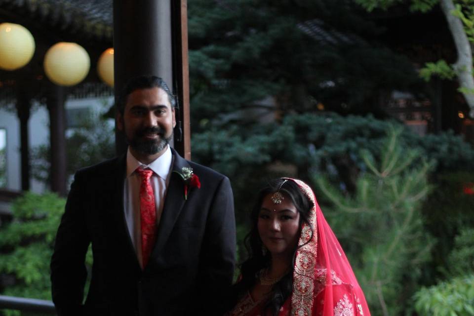 The newlyweds