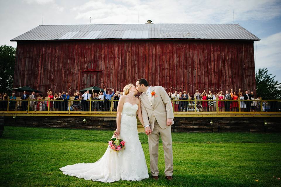 Couple kissing