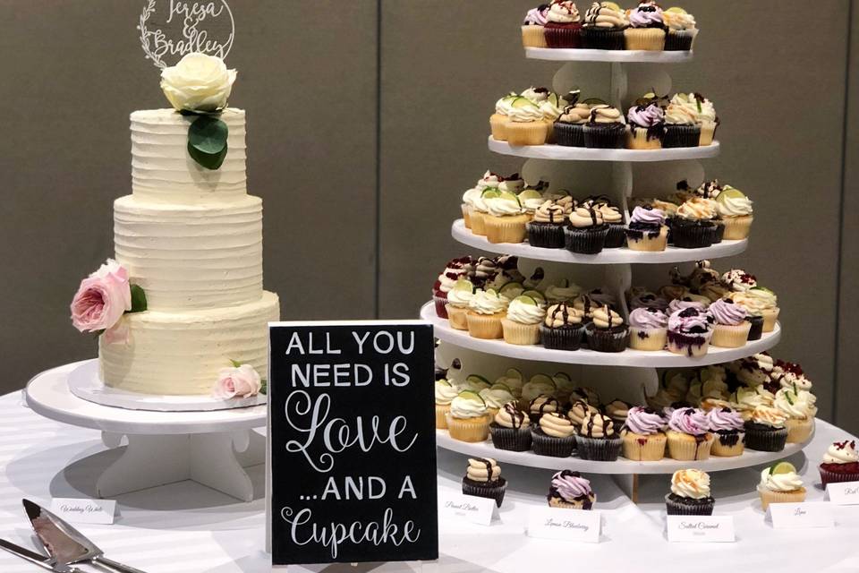 Cake and Cupcakes