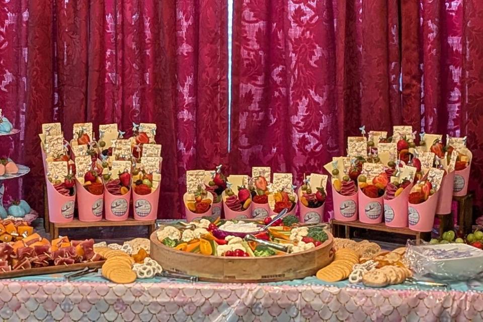 Mermaid themed birthday party