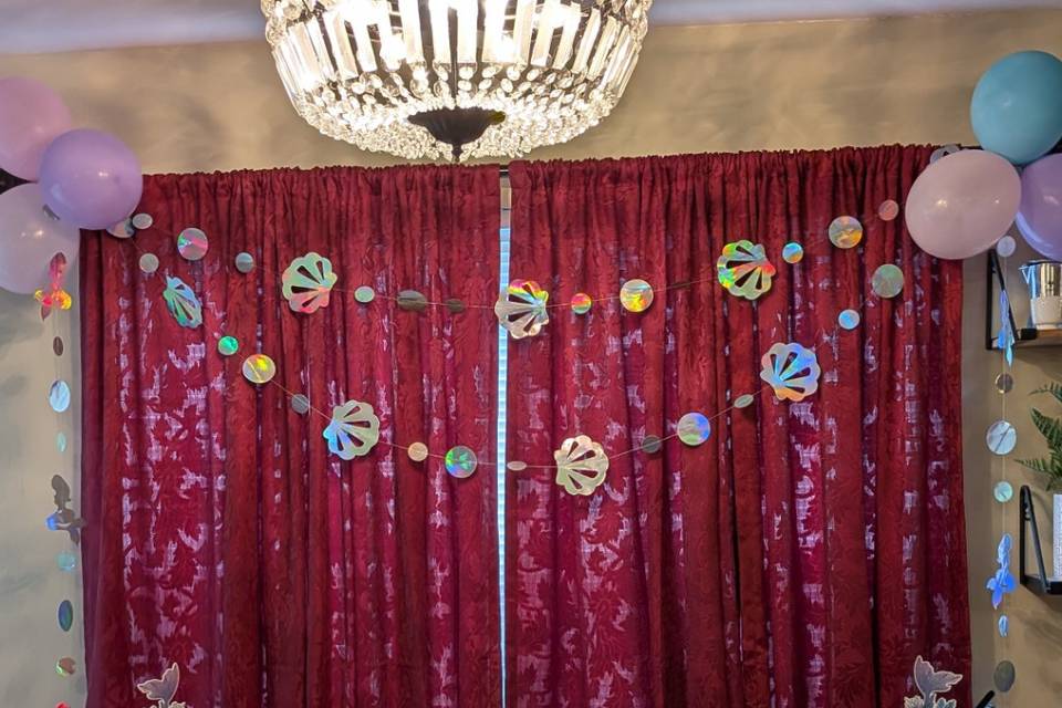 Mermaid themed birthday party