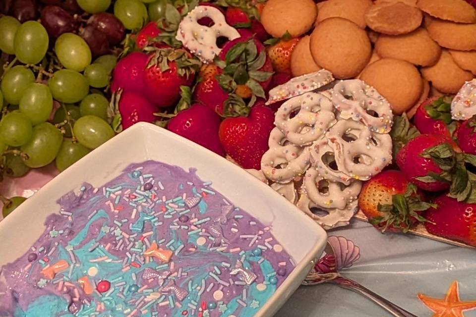 Mermaid themed birthday party